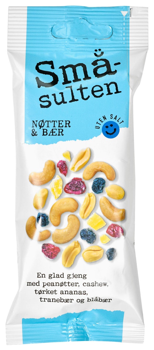 Bilde: © Polly / Kolonial.no Polly Småsulten Nøtter & Bær 60 g