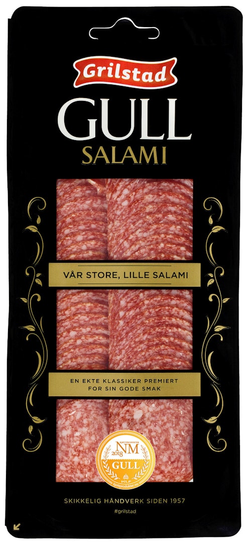 Bilde: © Grilstad / Kolonial.no Grilstad Gullsalami 175 g