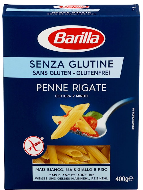 Bilde: © Barilla / Kolonial.no Barilla Penne Rigate Glutenfri, 400 g
