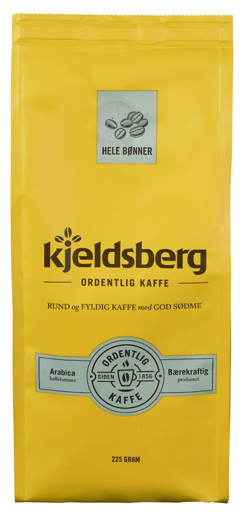 Bilde: © Kjeldsberg Kaffebrenneri / Oda Kjeldsberg Kaffebrenneri Kaffe Hele Bønner 225 g