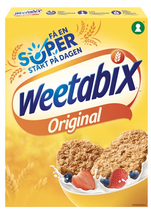 Bilde: © Weetabix / Kolonial.no Weetabix Weetabix Orginal 95% Fullkorn, 430 g