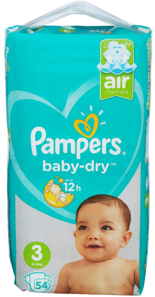 Pampers Bleie Baby Dry Str.3 6-10kg