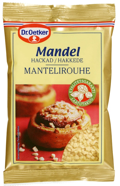 Bilde: © Dr. Oetker / Oda Dr. Oetker Hakkede Mandler 50 g
