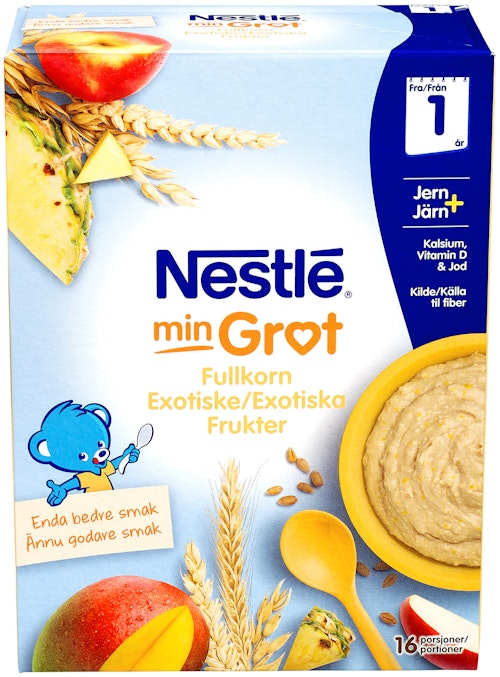 Bilde: © Nestlé / Oda Nestlé Fullkorn Eksotiske Frukter Fra 1 år, 480 g