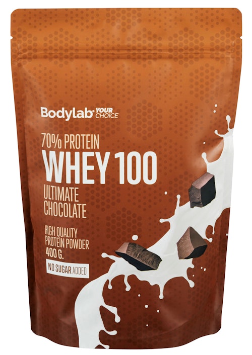 Bilde: © Bodylab / Kolonial.no Bodylab Whey 100 Chocolate, 400 g