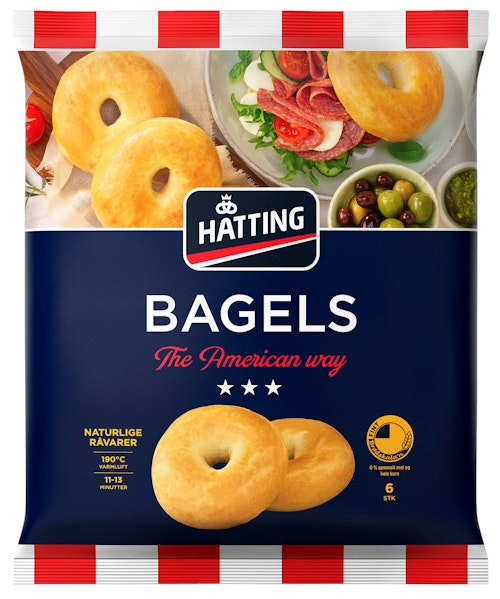 Bilde: © Hatting / Oda Hatting Bagels 6 stk, 510 g