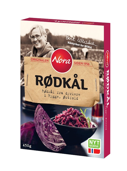 Bilde: © Nora / Kolonial.no Nora Rødkål 450 g
