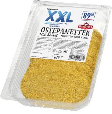 Bilde: © REMA 1000 / Oda REMA 1000 Ostepanetter Med bacon, 875 g