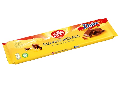 Bilde: © Freia / Kolonial.no Freia Daim Melkesjokolade 200 g