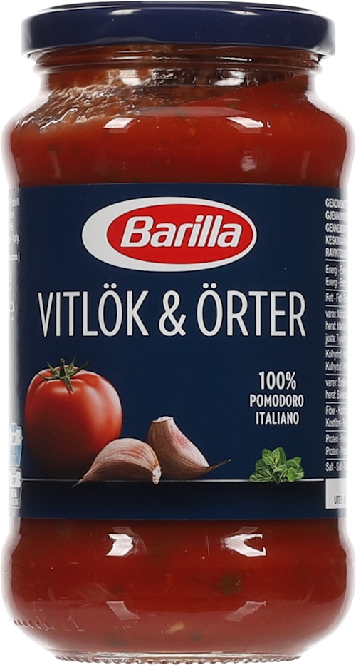 Bilde: © Barilla / Oda Barilla Pastasaus Hvitløk & Urter