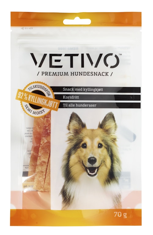 Bilde: © Vetivo / Oda Vetivo Kyllingsnacks Til Hund