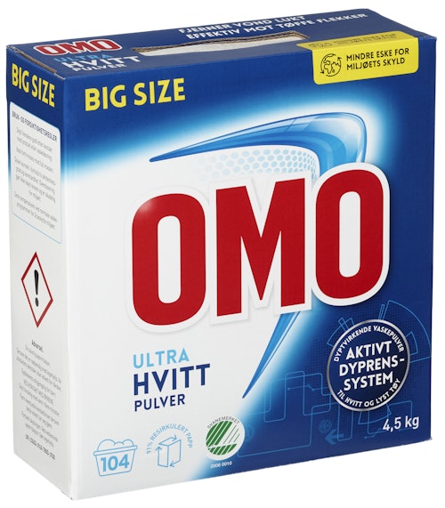 Bilde: © OMO / Oda OMO OMO Ultra Hvitt 4,5 kg