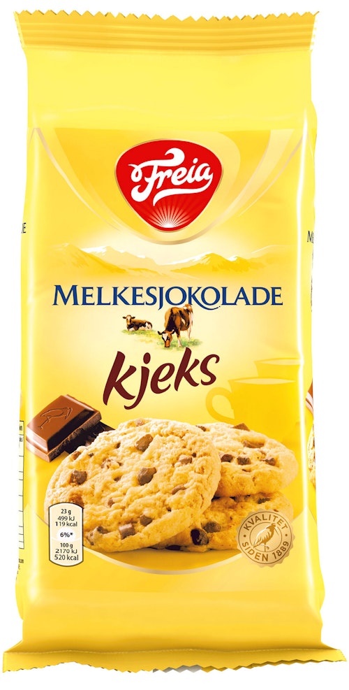 Bilde: © Freia / Kolonial.no Freia Melkesjokolade Kjeks 184 g