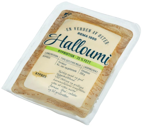 Bilde: © REMA 1000 / Kolonial.no REMA 1000 Halloumi 200 g