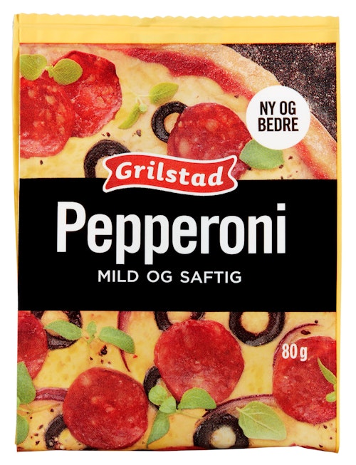 Bilde: © Grilstad / Kolonial.no Grilstad Pepperoni 80 g
