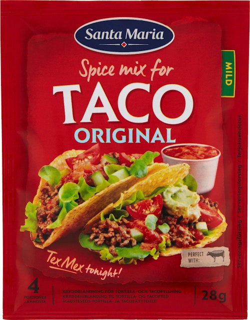 Bilde: © Santa Maria / Oda Santa Maria Taco Spice Mix 28 g