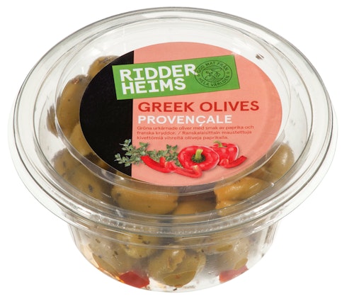 Bilde: © Ridderheims / Oda Ridderheims Greske oliven Provencale 150 g