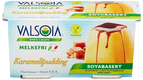 Bilde: © Valsoia / Oda Valsoia Karamellpudding Vegansk, 2stk