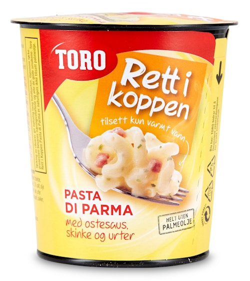Bilde: © Toro / Kolonial.no Toro Pasta Di Parma Rett i Koppen, 61 g