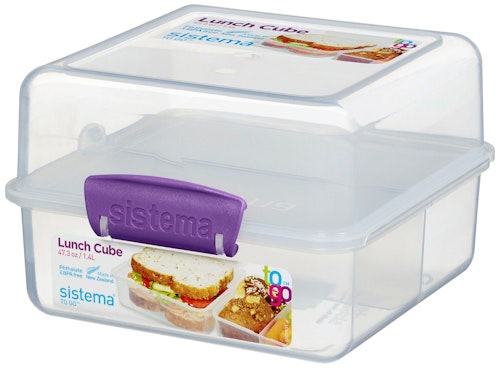 Sistema Lunch Cube To Go Assorterte farger, 1,4l