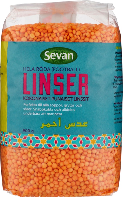 Bilde: © Sevan / Kolonial.no Sevan Linser Røde 900 g