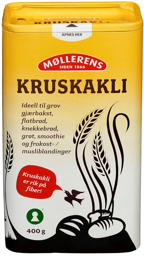 Bilde: © Møllerens / Oda Møllerens Kruskakli Hvete 400 g