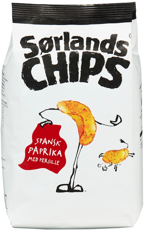 Bilde: © Sørlandschips / Kolonial.no Sørlandschips Spansk Paprika 200 g