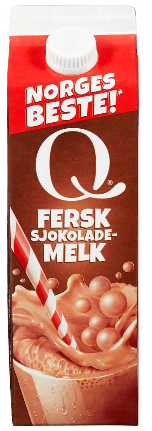Bilde: © Q-meieriene / Kolonial.no Q-meieriene Q-sjokolademelk 1 l