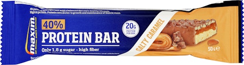 Bilde: © Maxim / Kolonial.no Maxim Maxim 40% Salty Caramel Proteinbar, 50 g