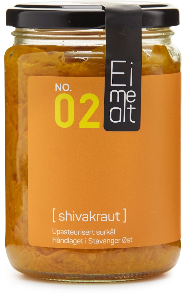 Shivakraut Upasteurisert Surkål, 390 ml