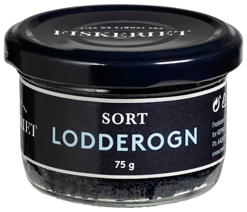 Bilde: © Fiskeriet / Kolonial.no Fiskeriet Lodderogn Sort 75 g