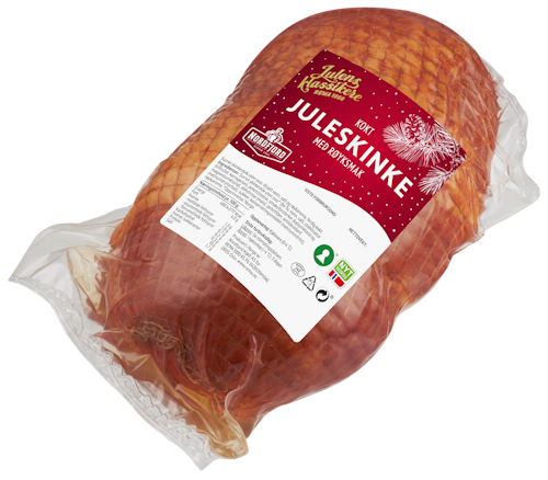 Bilde: © Nordfjord / Oda Nordfjord Ferdigkokt Juleskinke Uten Svor, ca. 1,8 kg