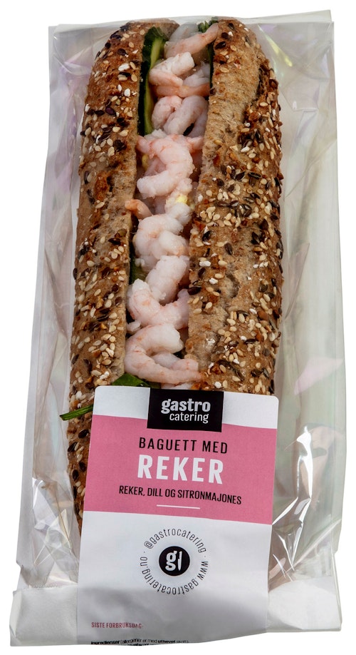 Bilde: © Gastro Kitchen / Kolonial.no Gastro Kitchen Baguette Med Reker 220 g