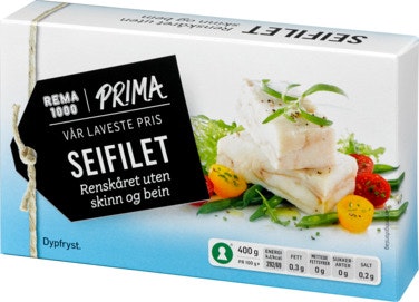 Bilde: © Prima / Oda Prima Seifilet 400 g