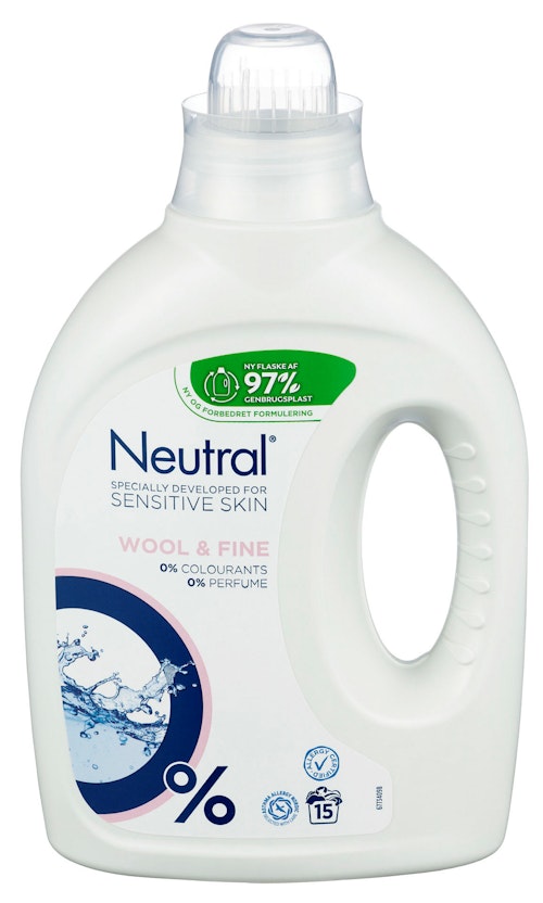 Bilde: © Neutral / Kolonial.no Neutral Tøyvask Ull & Silke Flytende, 750 ml