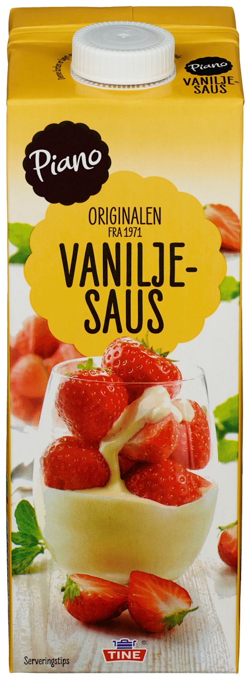 Bilde: © Tine / Kolonial.no Tine Piano Vaniljesaus 1 l