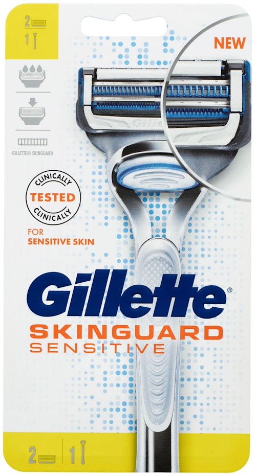 Bilde: © Gillette / Oda Gillette Barberhøvel Skinguard Sensitive 2up 1 stk