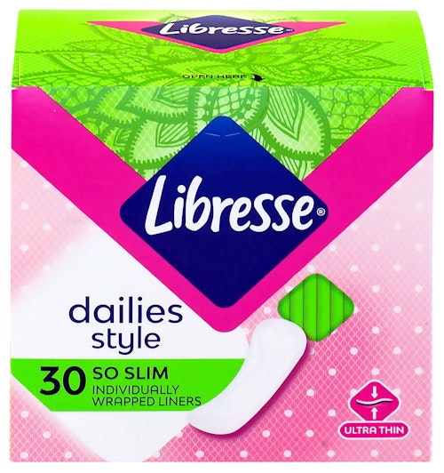 Bilde: © Libresse / Kolonial.no Libresse Truseinnlegg So Slim 30 stk