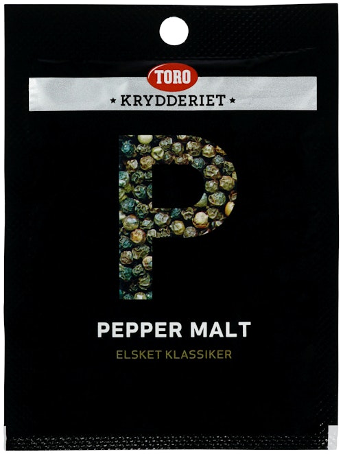 Bilde: © Toro / Kolonial.no Toro Sort Pepper Malt 13 g