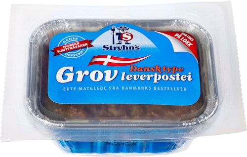 Bilde: © Stryhn´s / Oda Stryhn´s Dansk Grov Leverpostei 190 g