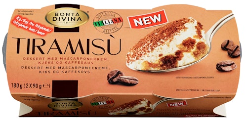 Tiramisù 2 porsjoner, 180 g