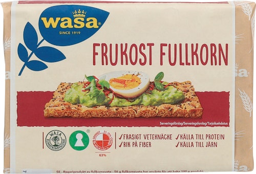 Bilde: © Wasa / Kolonial.no Wasa Frukost Fullkorn 320 g