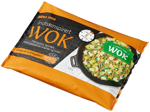 Bilde: © REMA 1000 / Oda REMA 1000 Indisk-inspirert Wok 500 g