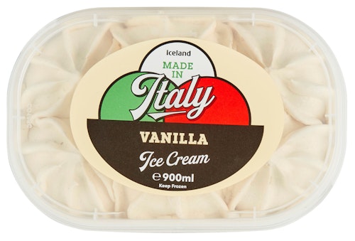 Bilde: © Italiano / Kolonial.no Italiano Vanilla Iskrem 0,9 l