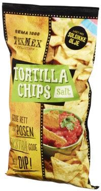 Bilde: © REMA 1000 / Oda REMA 1000 Tortillachips Salt 200 g