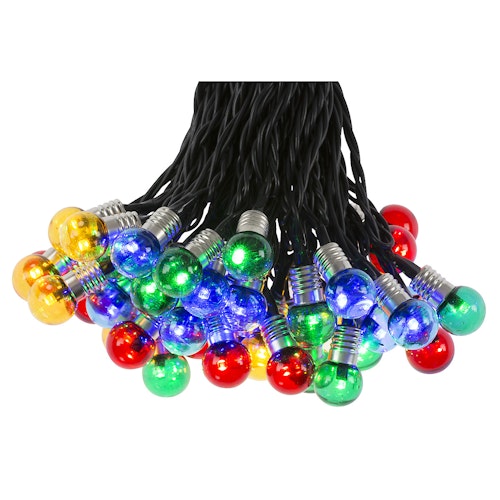 Bilde: © Northlight / Oda Northlight Lysslynge 40stk lys Multicolor 9,75m med lys + 3m tilkoblingskabel