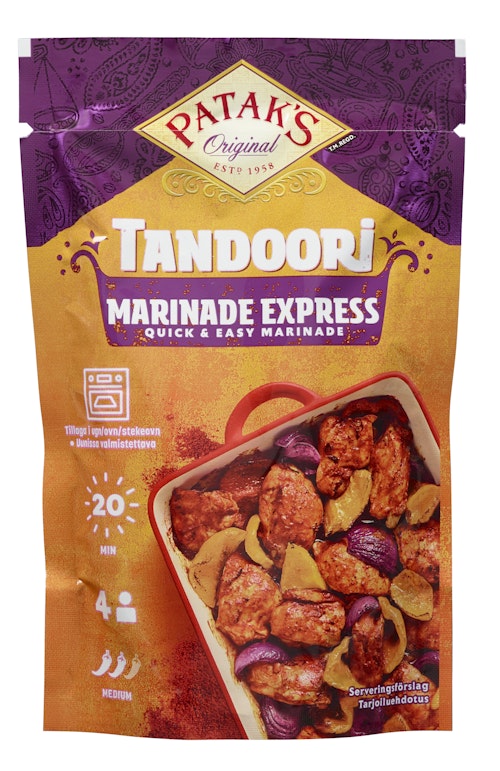 Bilde: © Patak's / Oda Patak's Tandori Marinade Express