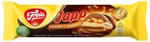 Bilde: © Freia / Kolonial.no Freia Japp Peanøtt Karamell 37 g