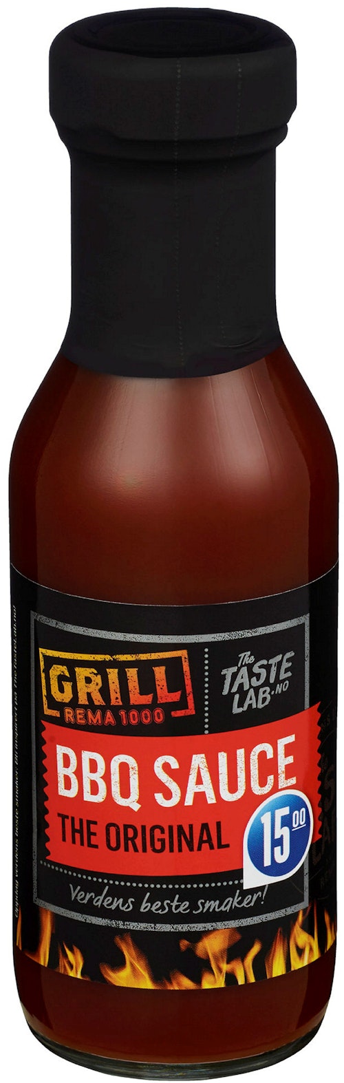 Bilde: © REMA 1000 / Kolonial.no REMA 1000 BBQ Sauce Original Taste Lab, 315 g