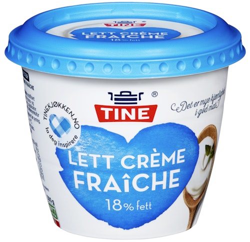 Bilde: © Tine / Kolonial.no Tine Crème Fraîche Lett 18%, 300 g